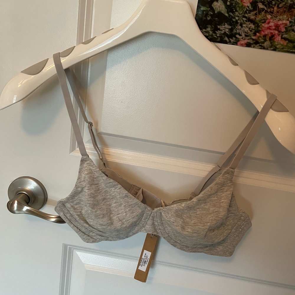 Skims Cotton Jersey TShirt Bra Gem